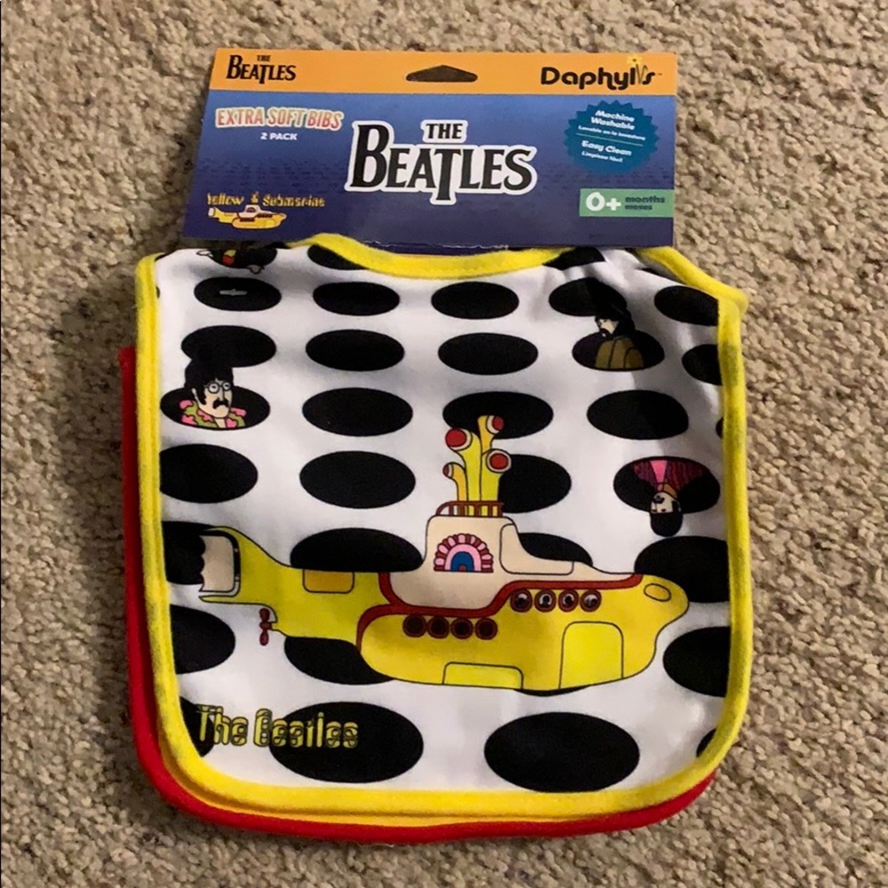 The Beatles baby bibs